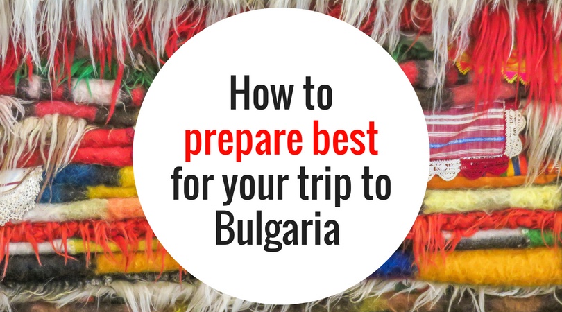 a pile of colourful rugs with a text on them: How to prepare best for your trip to Bulgaria
